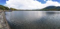 View of Bukova dam in front of Little Carpathians mountain Ã¢â¬â P